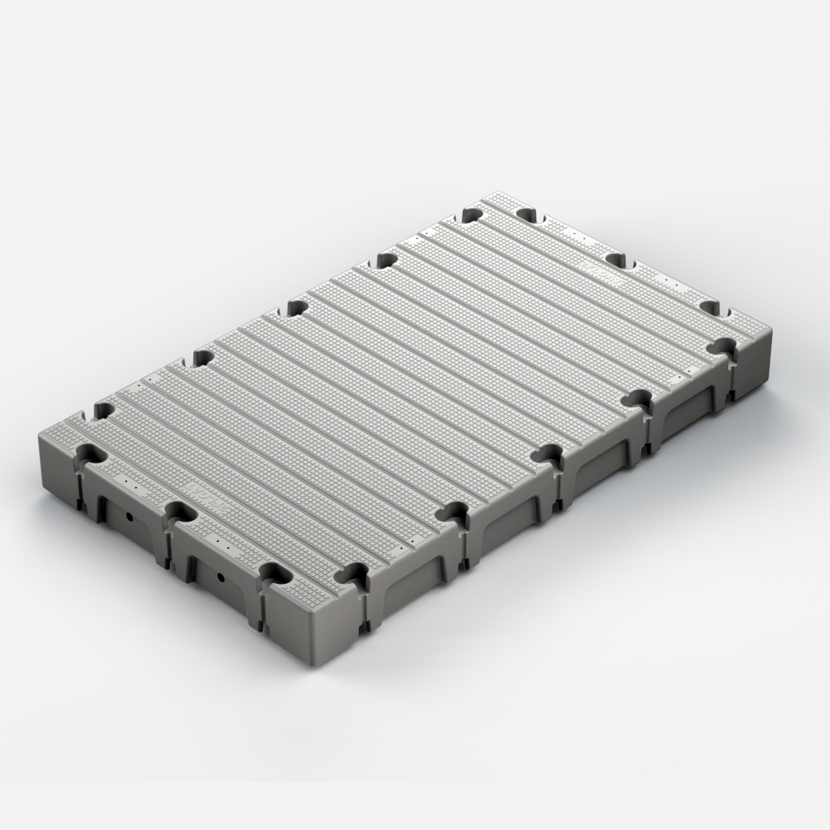 2F-H26 Пластиковый понтон 2FLOAT 2500х1500 в сборе с закладными