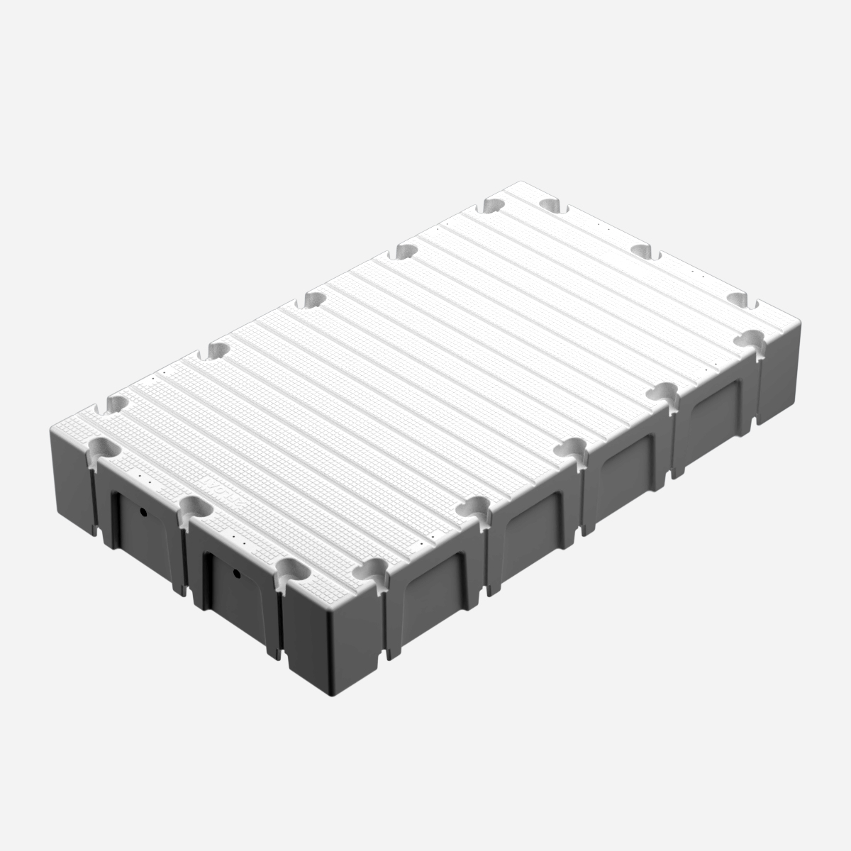 2F-H40 Пластиковый понтон 2FLOAT 2500х1500 в сборе с закладными