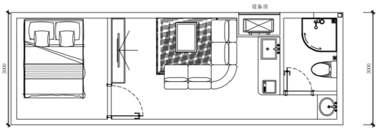 Модульный дом VL-A2 · 25,5 м²