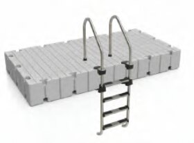 Лестница GKA-DOCKS из нержавеющей стали, 5 ступеней